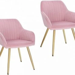 EUGAD Esszimmerstuhl, stühle 2er-Set,Samt,mit goldener Metallbeinen Blau, Bordeaux, Dunkelgrau, Dunkelgr&uuml;n, Hellgrau, Rosa, Schwarz -TischStuhl Verkäufe 491ae278 5f3b 5fc2 8f23 a303945d62b8