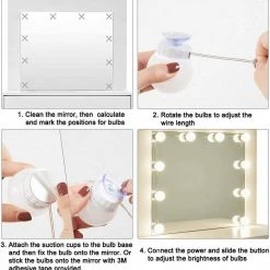 EUGAD Schminktisch, Frisiertisch 10 LED-Lampen mit Schubladen 80x40cm Schwarz Weiß 20 EUGAD Schminktisch, Frisiertisch 10 LED-Lampen mit Schubladen 80x40cm Schwarz Weiß -TischStuhl Verkäufe 49339af4 08a3 5ec7 bd2a 095f07d1ad48