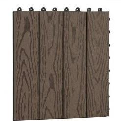 EUGAD WPC-Fliesen, WPC Fliesen Klickfliesen in Holzoptik 11 Stücke für 1m² Grau Anthrazit, Braun, Coffee, Hellgrau -TischStuhl Verkäufe 4ae673e2 7ad2 5bb6 b5a1 2865418a4d3b