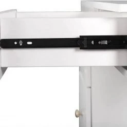 EUGAD Schminktisch (1-St), Schminktisch mit Hocker und Spiegel, Frisiertisch mit 4 Schubladen und Kosmetiktisch Frisierkommode für Schlafzimmer, Weiß Gold -TischStuhl Verkäufe 4b724bf7 594b 50d9 b6cd 004c9480944a