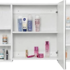 EUGAD Spiegelschrank Badezimmerspiegel Hängeschrank mit 8 Ablagen mit Tür Weiß -TischStuhl Verkäufe 4d9943d1 b530 5c4c a8a6 67e091482ced