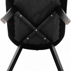 EUGAD Esszimmerstuhl (6 Stück), Wohnzimmerstuhl mit Rückenlehne, Polsterstuhl Küchenstuhl Weich Samt und Holz für ESS- und Wohnzimmer Schwarz Dunkelgrau, Dunkelgr&uuml;n, Rosa -TischStuhl Verkäufe 4eeb3824 bab1 55c2 ba81 5c9cbbd0b322