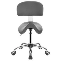 EUGAD Arbeitshocker (1er-Set), Sattelhocker mit Rückenlehne gepolstert höhenverstellbar aus Kunstleder Schwarz Grau, Wei&szlig; -TischStuhl Verkäufe 4f54ef6e 382a 55fb b4af 39a35356e667