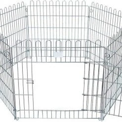 EUGAD Freigehege »0001TSL«, Welpenlaufstall Freilaufgehege mit Tür Für Hund