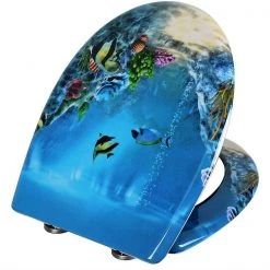 EUGAD WC-Sitz, Toilettendeckel mit Absenkautomatik Meeresboden -TischStuhl Verkäufe 52d24b49 feb2 5ff4 8ea0 7e04dfafdeef