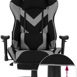 EUGAD Gaming Chair, Bürostuhl, Gaming Stuhl, Stoffbezug Rot Grau, Schwarz -TischStuhl Verkäufe 57527a3e cd52 5936 b6c9 4241fa182544