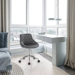 EUGAD Schreibtischstuhl (1 Stück), Bürohocker Rollhocker mit Rollen, Samt, höhenverstellbar, Rosa Dunkellgrau, Hellgrau 35 EUGAD Schreibtischstuhl (1 Stück), Bürohocker Rollhocker mit Rollen, Samt, höhenverstellbar, Rosa Dunkellgrau, Hellgrau -TischStuhl Verkäufe 57b0481f c9c6 47ee 8556 d1db643e36f2