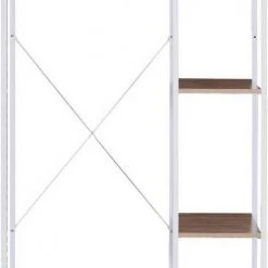 EUGAD Kleiderständer, Garderobenständer Hängeregal mit Schuhregal Holz Metall Schwarz-Hell Eiche Schwarz-Vintage, Wei&szlig;-Eiche -TischStuhl Verkäufe 5819bf57 1710 52fe 9169 0e4527b33fc2