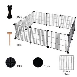 EUGAD Freigehege, Freigehege DIY Laufstall Kleintiere 109x74x39cm -TischStuhl Verkäufe 5c5236ee 2507 5b1e a58a 74f8d0eca24e