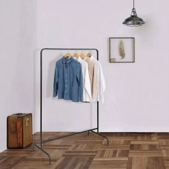 EUGAD Garderobenständer, (1 St), Kleiderständer, Kleiderstange, Metall, Weiß Schwarz, Wei&szlig; -TischStuhl Verkäufe 5c566692 d809 5a4c 8c4d d078884628eb