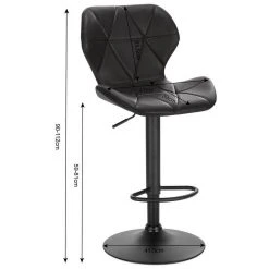 EUGAD Barhocker, 4er-Set mit Rückenlehne aus Kunstleder Metall Braun Anthrazit, Dunkelbraun, Grau -TischStuhl Verkäufe 5cdfd041 80a9 404e 85f0 7052f9bf44fc