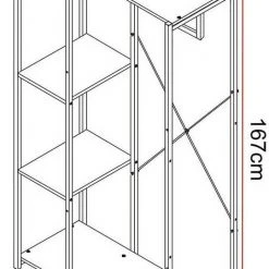 EUGAD Kleiderständer, Garderobenständer Hängeregal mit Schuhregal Holz Metall Schwarz-Hell Eiche Schwarz-Vintage, Wei&szlig;-Eiche -TischStuhl Verkäufe 5fd336f1 5fef 5ce4 a8a3 766cd0d6d2cf