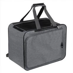 EUGAD Tiertransporttasche bis 8,00 kg, Katzenrucksack & Katzentragetasche Hunderucksack Hundetragetasche Haustiertasche Faltbare Transporttasche Reisetasche Traglast Oxford Dunkelgrau 45x25x35cm -TischStuhl Verkäufe 615413e1 8a49 4f93 a0d8 2f3cb8ba0e1f
