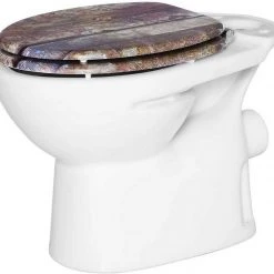 EUGAD WC-Sitz (1-St), Toilettensitz, WC Sitz mit Absenkautomatik, MDF, Holz, Softclose Scharnier Gr&uuml;ne Bl&auml;tter, Holzfarbe, Lilie, Seestern, Seestern Am Strand, Seestern Sonnenuntergang, Stone, &lrm;Lila Blume und Stones -TischStuhl Verkäufe 61860a99 6a43 58c7 bfc2 894f632ebd28