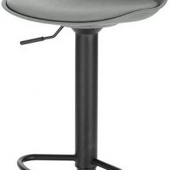 EUGAD Barhocker, mit Rückenlehne, Barstühle Höhenverstellbar und 360° Drehbar, Zeitgenössisch für Esszimmer, Bar Schwarz Grau -TischStuhl Verkäufe 633b622d 1789 5b85 bd1d 455baacdb7e5