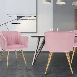 EUGAD Esszimmerstuhl, 2er-Set Esszimmerstuhl Polsterstuhl aus Samt Dunkelgrün Dunkelgrau, Dunkelgr&uuml;n, Rosa, Schwarz -TischStuhl Verkäufe 634de07e 11d7 48fa a381 e823273f5662