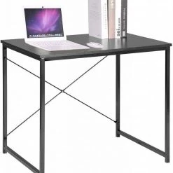 EUGAD Schreibtisch, Computertisch Esstisch Holz Stahl 80x60x70 cm Holz Vintage+schwarz Hell Eiche+schwarz, Hell Eiche+wei&szlig;, Marmor+schwarz -TischStuhl Verkäufe 64a1c503 206b 5879 a31b a42bd2006ac2