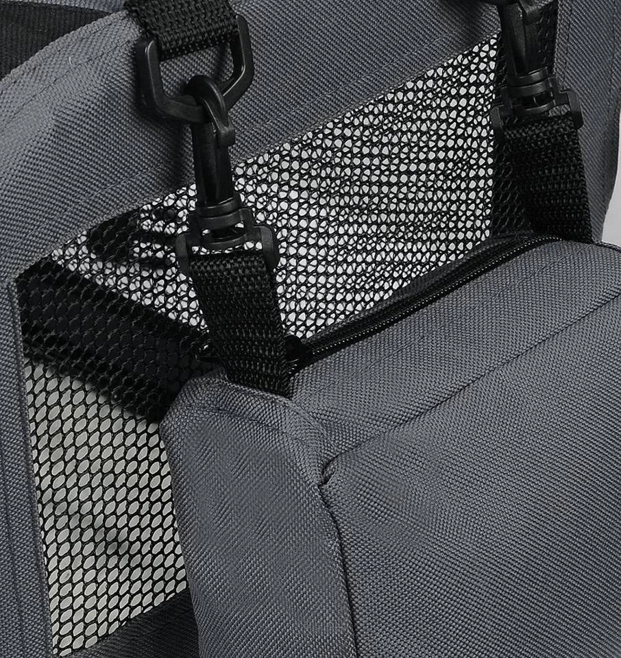 EUGAD Tiertransporttasche, Hundebox faltbar Hundetransportbox Auto Transportbox Reisebox Katzenbox Grau 13 EUGAD Tiertransporttasche, Hundebox faltbar Hundetransportbox Auto Transportbox Reisebox Katzenbox Grau – Bild 13