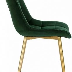 EUGAD Esszimmerstuhl, 6er-Set Küchenstühle Wohnzimmerstuhl mit Rückenlehne, Samt Sitzfläche, Gold Beine Schwarz Dunkelgrün, Grau, Rosa -TischStuhl Verkäufe 65984c8e ea72 51b8 a2d9 bf7cece61700