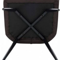 EUGAD Esszimmerstuhl, 2er-Set Polsterstuhl aus Stoffbezug mit Sesselförmigem Gepolstertem Sitz Dunkelbraun Grau -TischStuhl Verkäufe 66008056 b502 5f3d 8f6d d6993c5e6b9f