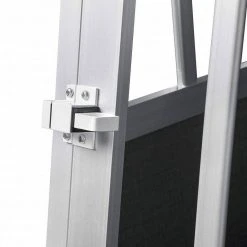 EUGAD Tiertransportbox, Hundetransportbox Alu Hundebox Reisebox Autobox für kleine/mittlere Hunde Französische Bulldogge Beagle Terriers Dackel Shiba Inu 69 x 54 x 50 cm L Schwarz, Silber -TischStuhl Verkäufe 6657b044 eec7 5d83 a78f e3dd5bb668f8