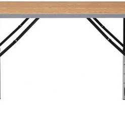 EUGAD Campingtisch, Campingtisch Alu Klapptisch, Tischplatte aus MDF, Schwarz Eiche, Grau -TischStuhl Verkäufe 675f1604 c6ee 5e7c ba2e 0e4b25827375