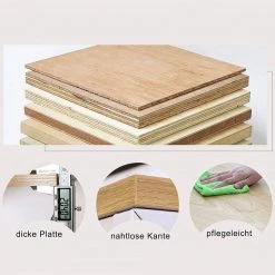 EUGAD Schreibtisch, Bürotisch Computertisch Arbeitstisch PC Tisch mit Ablage Holz Stal Holz Vintage+schwarz Hell Eiche+schwarz -TischStuhl Verkäufe 692f8a16 1406 58b2 9d56 9713193eac13