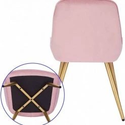 EUGAD Esszimmerstuhl, 4 Stücke Retro Küchenstuhl Sitzfläche aus Samt mit Metallbeine Dunkelgrün Bordeaux, Dunkelgrau, Dunkelgr&uuml;n, Hellgrau, Rosa, Schwarz -TischStuhl Verkäufe 69c7f846 3bbd 57a5 bbce 55180d23906d