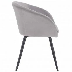 EUGAD Esszimmerstuhl, mit Armlehne, Retro Design, Samt, Metall Dunkelgrau Hellgrau, Schwarz -TischStuhl Verkäufe 69e61c65 ae75 5b1d 8f8f 94c22d8e19ac