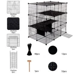 EUGAD Freigehege, Freigehege Laufstall Kleintiere 109x74x109cm -TischStuhl Verkäufe 69f71a82 cef4 5ab3 a9f7 5069d1676d6a