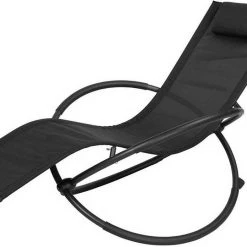 EUGAD Schaukelstuhl, 2tlg Schaukelstuhl Gartenliege Schwingstuhl für Terrasse Balkon Schwarz Grau -TischStuhl Verkäufe 6b23e167 fe2d 577f 87e4 8124777af362