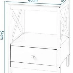 EUGAD Nachttisch, 2er-Set Beistelltisch Nachtschrank Nachtkommode Sofatisch aus MDF mit Schublade und Ablage für Schlafzimmer oder Wohnzimmer Weiß 11 EUGAD Nachttisch, 2er-Set Beistelltisch Nachtschrank Nachtkommode Sofatisch aus MDF mit Schublade und Ablage für Schlafzimmer oder Wohnzimmer Weiß -TischStuhl Verkäufe 6d150f01 9b17 573b bd2e 5fab9823cb8d