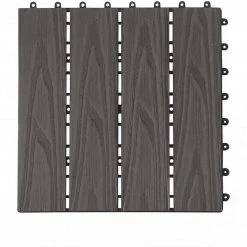 EUGAD WPC-Fliesen, 22 Stück WPC Terrassenfliesen 30x30cm Holzstruktur Coffee Anthrazit, Dunkelgrau, Hellgrau -TischStuhl Verkäufe 6e07a048 2c3c 5441 a100 de54c0100e5e