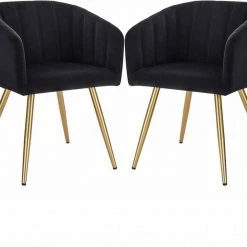 EUGAD Esszimmerstuhl, 2er-Set Esszimmerstuhl Polsterstuhl aus Samt Dunkelgrün Dunkelgrau, Dunkelgr&uuml;n, Rosa, Schwarz -TischStuhl Verkäufe 6f0ca9a6 93bb 52ca a969 7c1546607cdc