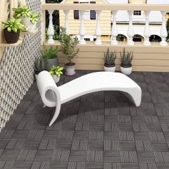 EUGAD WPC-Fliesen, 22 Stück WPC Terrassenfliesen Klickfliesen 30x30cm Coffee Anthrazit, Dunkelgrau, Hellgrau -TischStuhl Verkäufe 6ff7aea1 f263 5c48 be74 d323e3f0dbe9