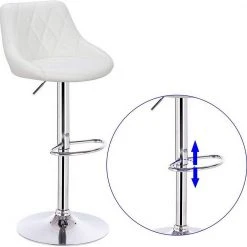 EUGAD Barhocker, 2er-Set Barstühle, höhenverstellbar, 360°drehbar Weiß Bordeaux, Cremeweiß, Grau, Khaki, Rot, Schwarz, Weiß 47 EUGAD Barhocker, 2er-Set Barstühle, höhenverstellbar, 360°drehbar Weiß Bordeaux, Cremeweiß, Grau, Khaki, Rot, Schwarz, Weiß -TischStuhl Verkäufe 703a6f2a 15fc 5798 b9a7 8c2107912936