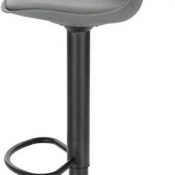 EUGAD Barhocker (Set, 2 St), 2er-Set mit Rückenlehne, Barstühle Höhenverstellbar und 360° Drehbar, Zeitgenössisch für Esszimmer, Bar Grau Schwarz -TischStuhl Verkäufe 70c8d231 64c3 5ed2 a2ef 2e531b552ffc