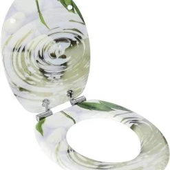 EUGAD WC-Sitz (1-St), Toilettensitz, WC Sitz mit Absenkautomatik, MDF, Holz, Softclose Scharnier Gr&uuml;ne Bl&auml;tter, Holzfarbe, Lilie, Seestern, Seestern Am Strand, Seestern Sonnenuntergang, Stone, &lrm;Lila Blume und Stones -TischStuhl Verkäufe 712e1488 ec7a 4fe5 bcdd 364b1a45607c