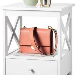 EUGAD Nachttisch, 2er-Set Beistelltisch Nachtschrank Nachtkommode Sofatisch aus MDF mit Schublade und Ablage für Schlafzimmer oder Wohnzimmer Weiß 16 EUGAD Nachttisch, 2er-Set Beistelltisch Nachtschrank Nachtkommode Sofatisch aus MDF mit Schublade und Ablage für Schlafzimmer oder Wohnzimmer Weiß -TischStuhl Verkäufe 758d6983 95e5 57e2 ad24 adc0c6b93c88