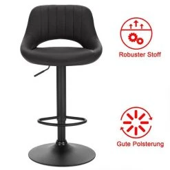 EUGAD Barhocker, 4er-Set Tresenhocker aus Kunstleder Gestell aus Stahl Dunkelbraun Anthrazit, Grau -TischStuhl Verkäufe 75e09d42 9065 5399 98b7 57fa7f621e84