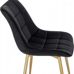 EUGAD Esszimmerstuhl, 6er-Set Küchenstühle Wohnzimmerstuhl mit Rückenlehne, Samt Sitzfläche, Gold Beine Schwarz Dunkelgrün, Grau, Rosa -TischStuhl Verkäufe 76c155e2 b2a9 58d3 b37a 955d1388b6b8