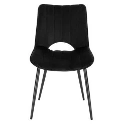 EUGAD Esszimmerstuhl (2 Stück), Küchenstuhl, Polsterstuhl, Wohnzimmerstuhl ohne Armlehne, Metallbeine, Samt, Dunkelgrau Hellgrau, Schwarz -TischStuhl Verkäufe 77ee20ed 59fa 4627 9f05 8d3ee201bfb6