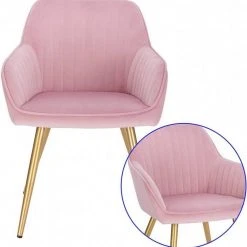 EUGAD Esszimmerstuhl, stühle 2er-Set,Samt,mit goldener Metallbeinen Blau, Bordeaux, Dunkelgrau, Dunkelgr&uuml;n, Hellgrau, Rosa, Schwarz -TischStuhl Verkäufe 77f19737 4f5d 55e2 b373 6846b777eb77