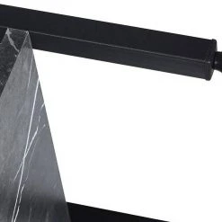 EUGAD Bücherregal, 1-tlg., Standregal, Küchenregal, 5 offenen Regalebenen, MDF, Metall, Schwarz Marmor Golden-Wei&szlig;er Marmor, Vintage -TischStuhl Verkäufe 78de95dc d914 57f0 9033 3255e7b74d74