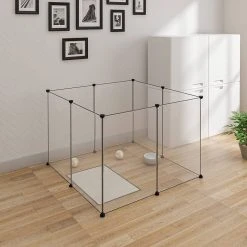 EUGAD Freigehege, Freigehege für Kaninchen Hasen Meerschweinchen Welpenauslauf DIY 8 Platten Transparent 102 x 102 x 70 cm 10 EUGAD Freigehege, Freigehege für Kaninchen Hasen Meerschweinchen Welpenauslauf DIY 8 Platten Transparent 102 x 102 x 70 cm -TischStuhl Verkäufe 79528f8a 2db5 4abe 8cba 1e17aa4f7d87