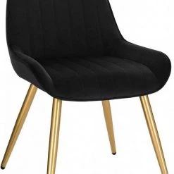 EUGAD Esszimmerstuhl, 4 Stücke Retro Küchenstuhl Sitzfläche aus Samt mit Metallbeine Dunkelgrün Bordeaux, Dunkelgrau, Dunkelgr&uuml;n, Hellgrau, Rosa, Schwarz -TischStuhl Verkäufe 799f6838 a889 55f6 9e71 128749e18ff7