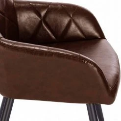 EUGAD Esszimmerstuhl, 6er-Set Esszimmerstuhl aus Kunstleder Metallbeine Schwarz Dunkelbraun -TischStuhl Verkäufe 7ba3b286 a3b8 4b2d 93ac 5c0becd20b71