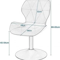 EUGAD Barhocker (4 St), niedriger Barhocker 360° Drehstuhl mit Rückenlehne 120kg belastbar Stuhl höhenverstellbar Kunstleder Sitzhöhe 40-54cm Dunkelbraun Weiß Anthrazit+Weiß, Dunkelbraun+Weiß -TischStuhl Verkäufe 7bcc386e 3cdd 4529 8448 825d7175c348