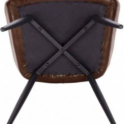 EUGAD Esszimmerstuhl, 6er-Set Esszimmerstuhl aus Kunstleder Metallbeine Schwarz Dunkelbraun -TischStuhl Verkäufe 7dcb6c74 22dc 4c78 ae74 188a8ef31688