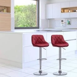 EUGAD Barhocker, 2er-Set Barstühle, höhenverstellbar, 360°drehbar Weiß Bordeaux, Cremeweiß, Grau, Khaki, Rot, Schwarz, Weiß 79 EUGAD Barhocker, 2er-Set Barstühle, höhenverstellbar, 360°drehbar Weiß Bordeaux, Cremeweiß, Grau, Khaki, Rot, Schwarz, Weiß -TischStuhl Verkäufe 801a0463 11b7 542e 95b5 6e251b786fb0